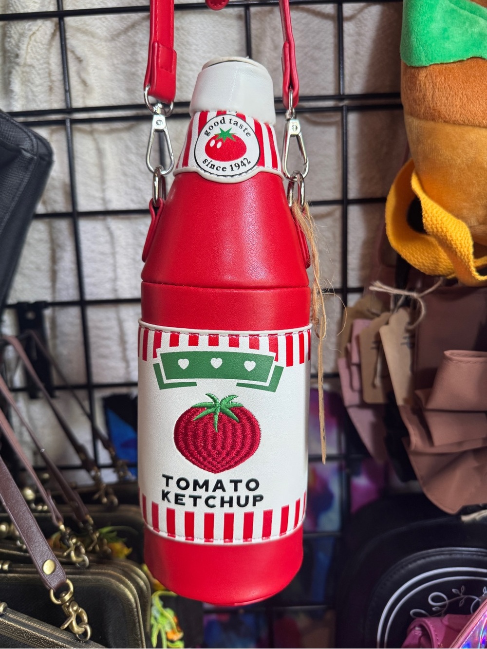 Tomato Ketchup Bottle Crossbody Bag - Novelty Purse